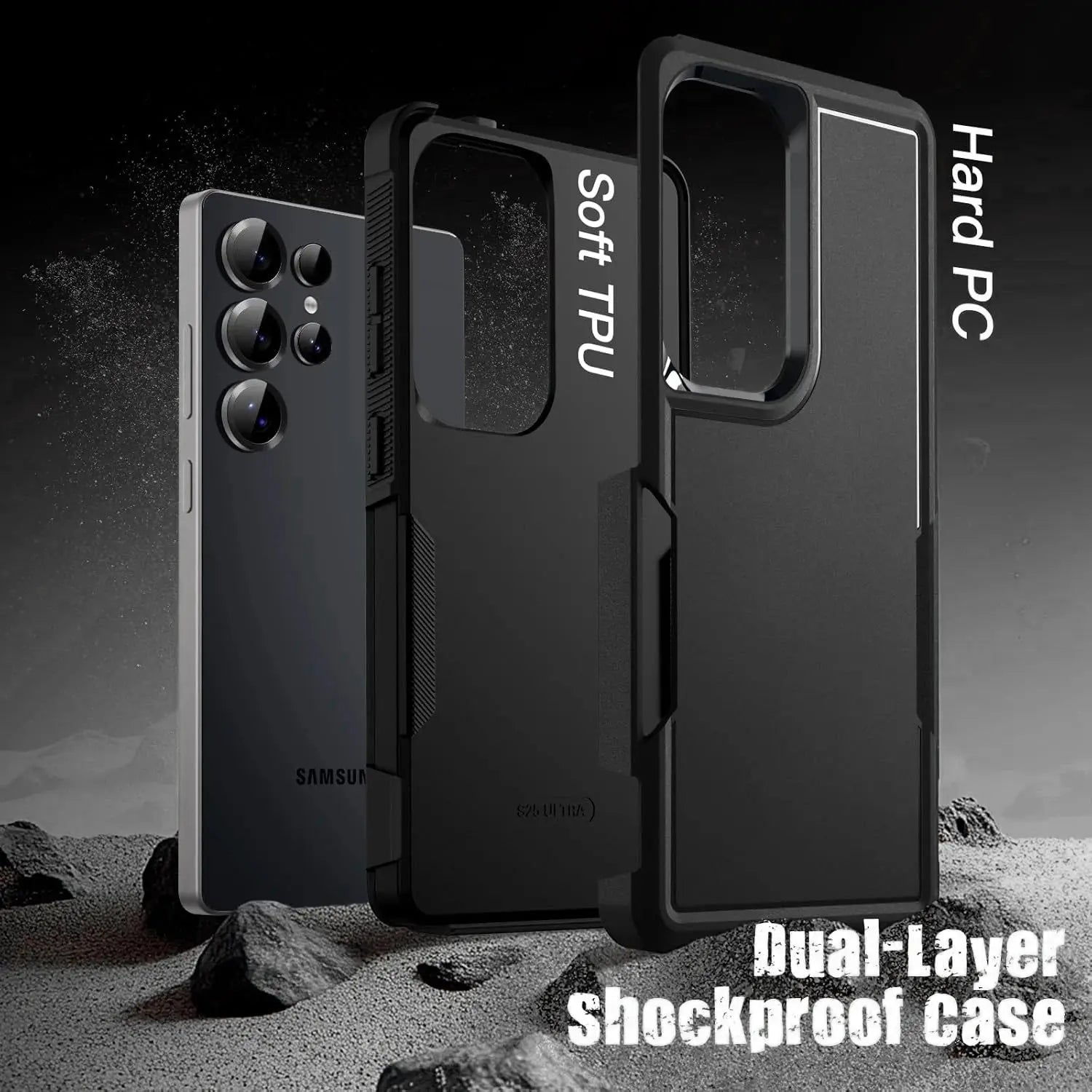 Karwan Immortal Dual Layer Samsung Galaxy S24 Ultra Rugged Back Case - Karwan