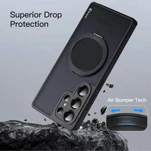 Karwan GhostRing MagSafe Rotating Ring Stand Case For Samsung Galaxy S25 Ultra - Karwan