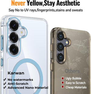 Karwan Magnetic Clear Case for samsung s25 - Karwan
