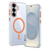 Karwan Magnetic Clear Case for Samsung Galaxy S24 – Anti-Yellowing MagSafe Cover