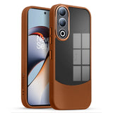 FusionEdge Leather & Acrylic Mobile Back Case for Oneplus CE4