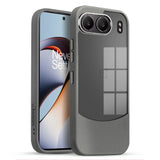 FusionEdge Leather & Acrylic Mobile Back Case for Oneplus NORD 4