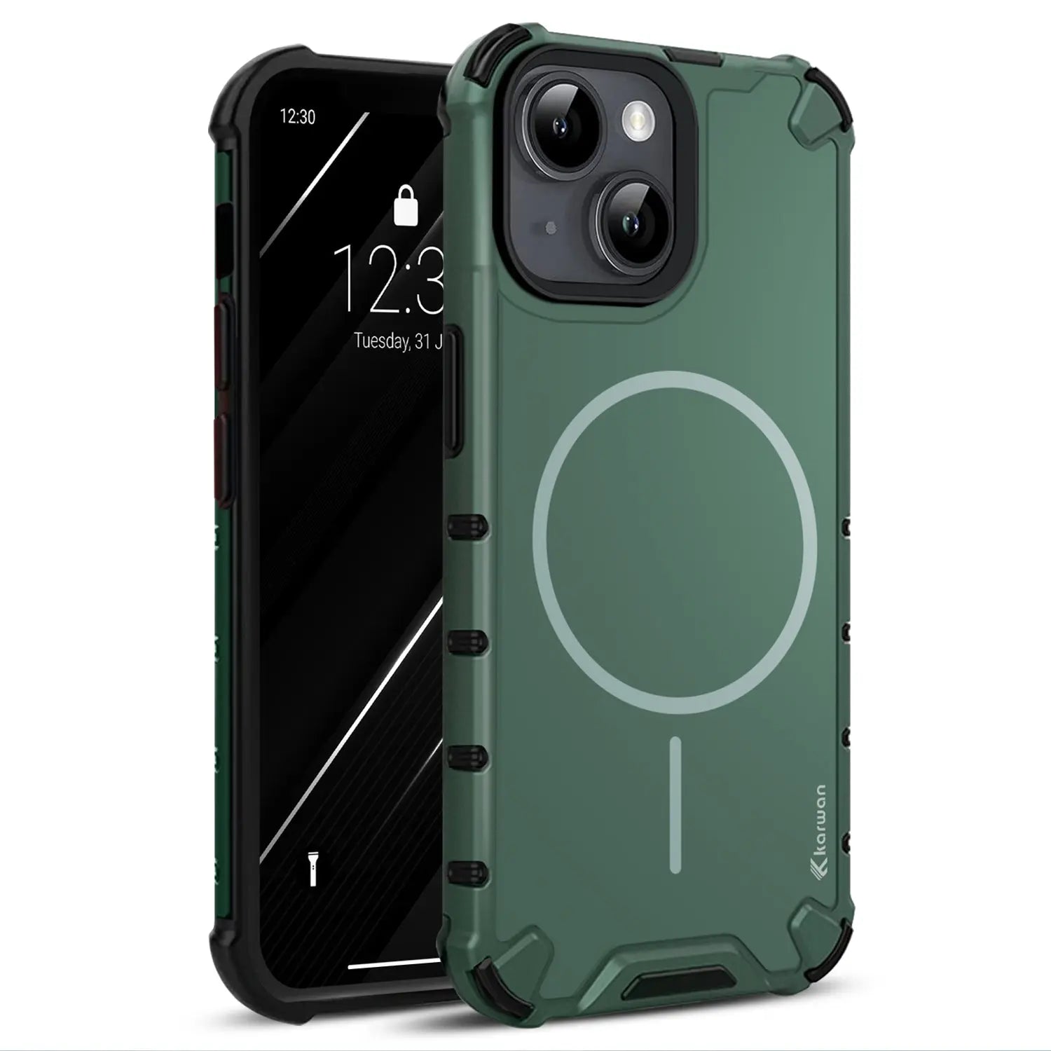 Karwan EdgeGuard MagSafe Case for iPhone 15 Karwan