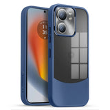 FusionEdge Leather & Acrylic Mobile Back Case for Moto Edge 40
