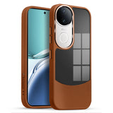 FusionEdge Leather & Acrylic Mobile Back Case for Vivo V50E