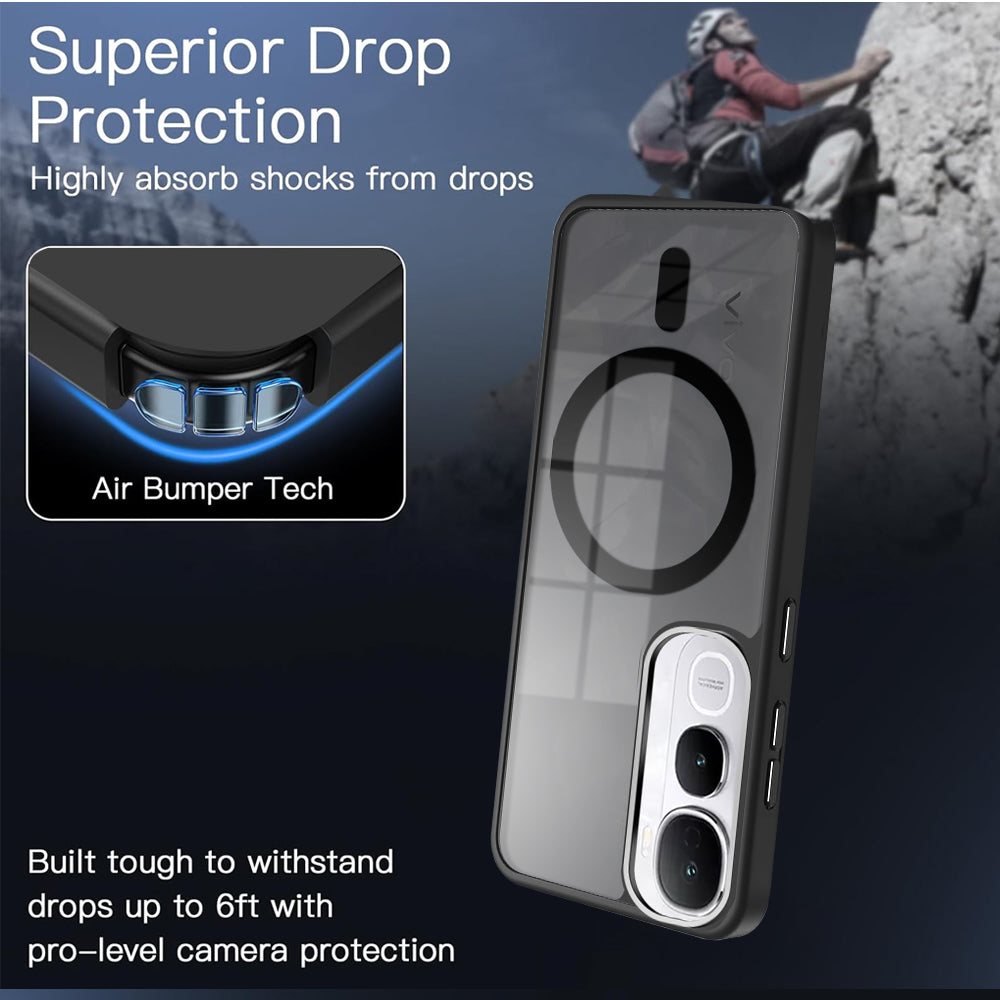 Karwan Hylucent AeroMag MagSafe Case For Vivo V40 Lite | Durable & Drop-Resistant Karwan