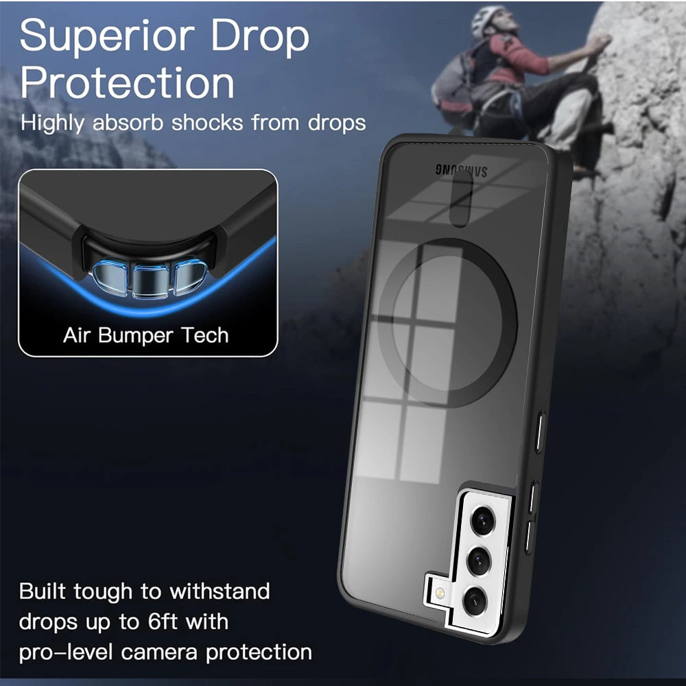 Hylucent AeroMag MagSafe Case For Samsung S21 Fe | Durable & Drop-Resistant
