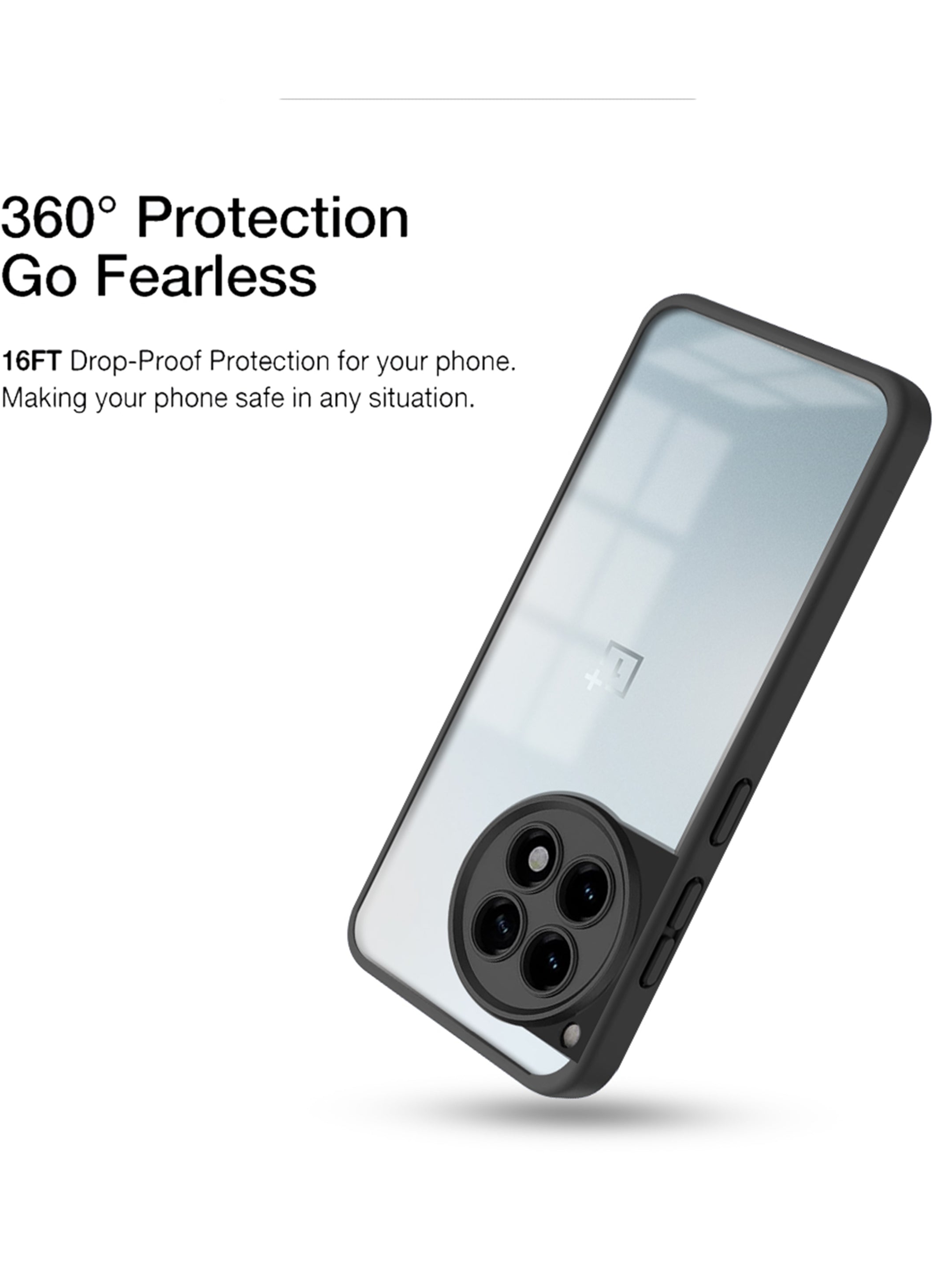 UltraShield: 360° Drop-Proof For OnePlus 12 R Case with Enhanced Camera Protection