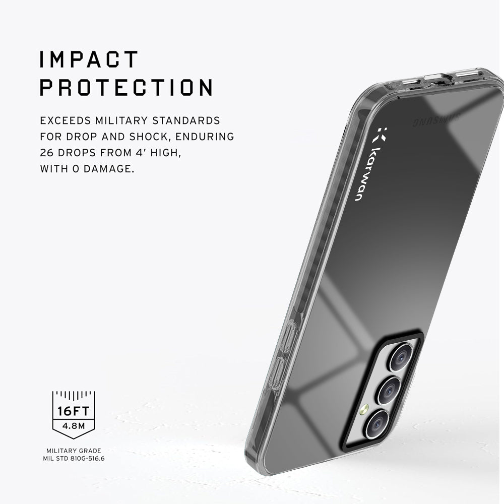 Hybrid Poppy Polycarbonate Mobile Back Case For Samsung A35