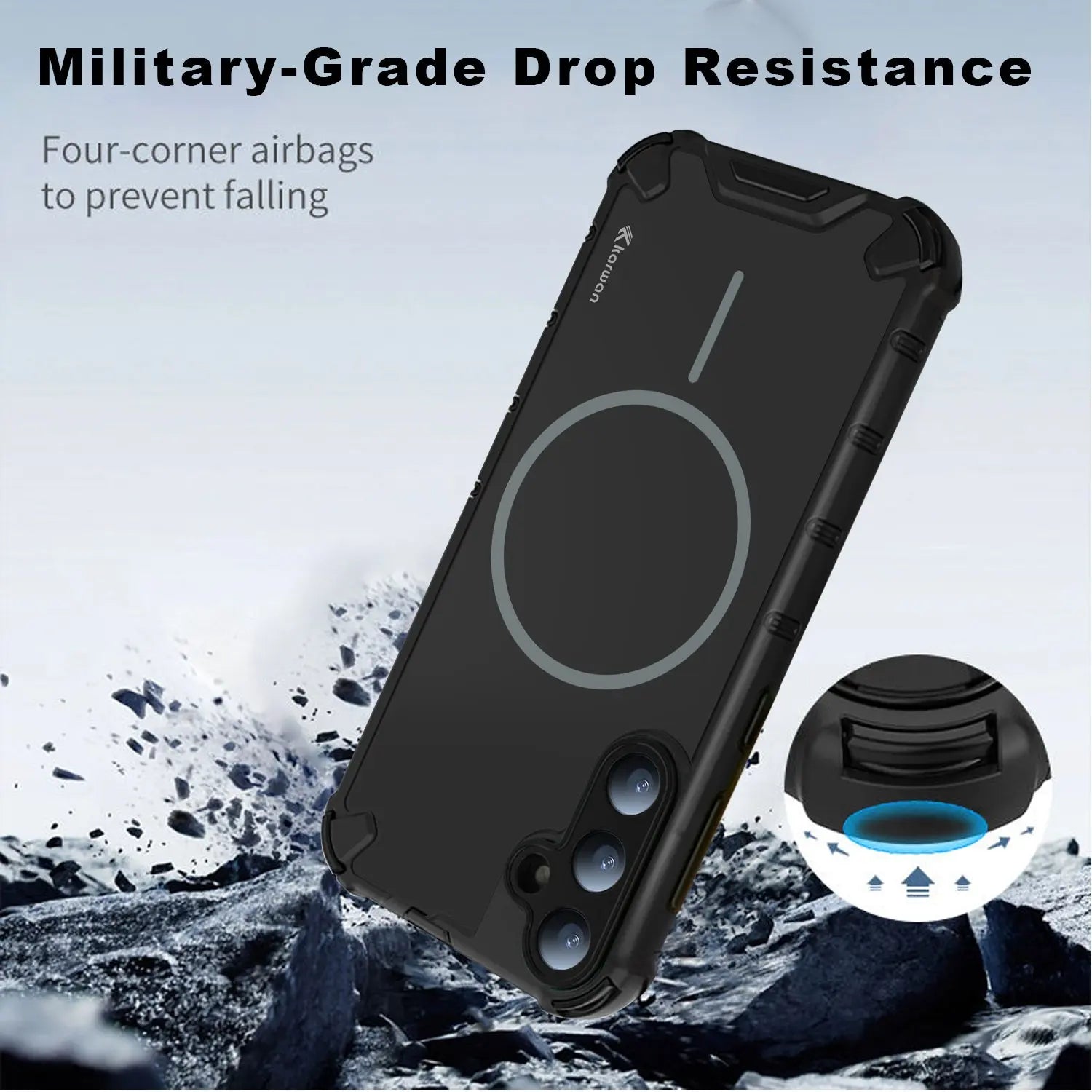 Karwan EdgeGuard MagSafe Case for Samsung A55 Karwan