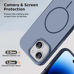 Karwan Matte MagEaze iPhone 15 Case - MagSafe Wireless Charging Compatible Slim Cover