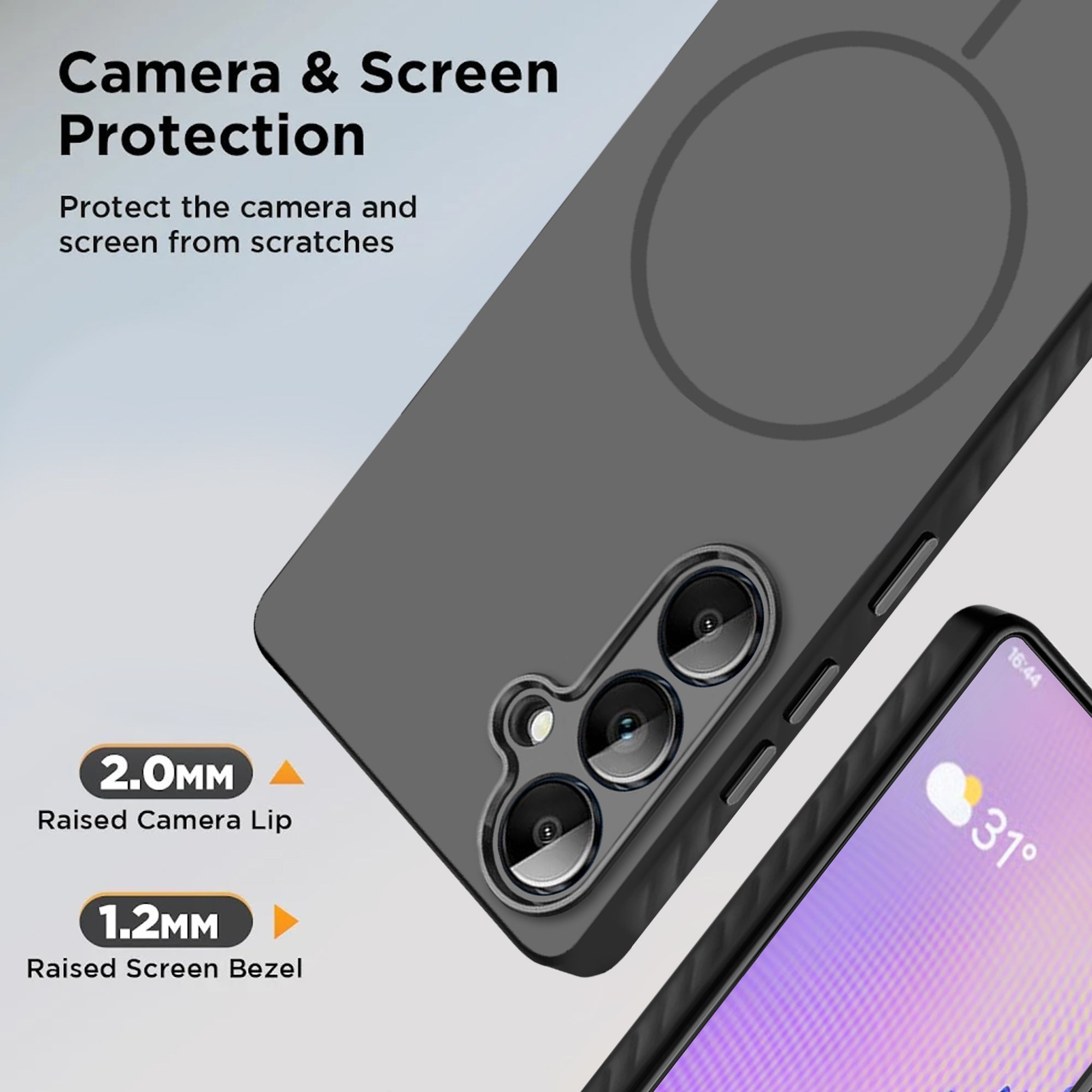 Karwan Matte MagEaze Samsung S24 Case India - Premium Matte Slim Protective Back Cover ₹499