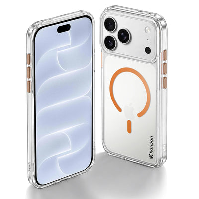 Karwan Magnetic Clear Case for iPhone 17 Pro Max – Anti-Yellowing MagSafe Cover