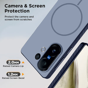 Karwan MagEaze Vivo X200FE Slim Case India - Wireless Charging Compatible Matte Cover ₹499
