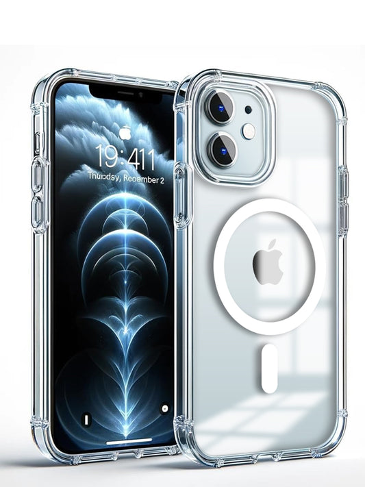 Magsafe Transparent Mobile Back Case For iPhone 11