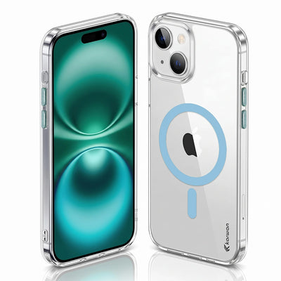 Karwan Magnetic Clear Case for iPhone 14 Plus – Anti-Yellowing MagSafe Cover