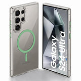 Karwan Magnetic Clear Case for Samsung Galaxy S24 Ultra – Anti-Yellowing MagSafe Cover