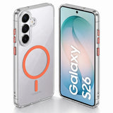 Karwan Magnetic Clear Case for Samsung Galaxy S26 – Anti-Yellowing MagSafe Cover