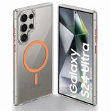 Karwan Magnetic Clear Case for Samsung Galaxy S24 Ultra – Anti-Yellowing MagSafe Cover