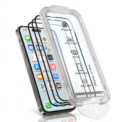 Align 3X Tempered Glass for iPhone 17 Pro | Pack of 3