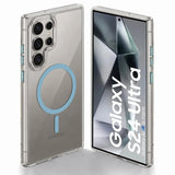 Karwan Magnetic Clear Case for Samsung Galaxy S24 Ultra – Anti-Yellowing MagSafe Cover