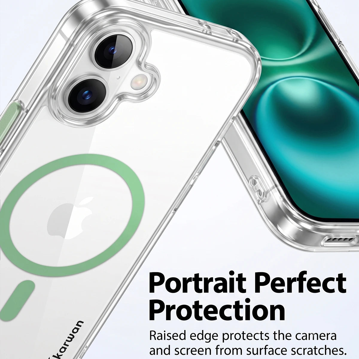 Karwan Magnetic Clear Case for iPhone 16