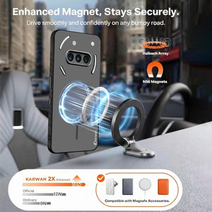 Karwan Matte MagEaze Nothing Phone 3A Case - Drop Protection Raised Camera Bezels India