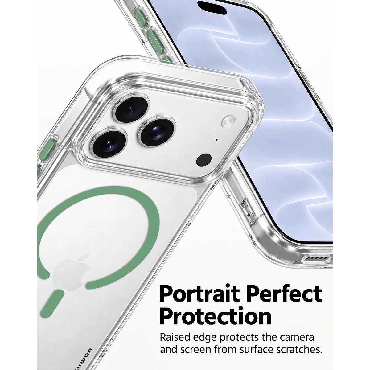 Karwan Magnetic Clear Case for iPhone 17 Pro – Anti-Yellowing MagSafe Cover
