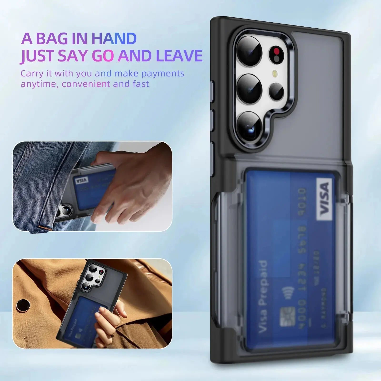 Karwan SnapCard Case For Samsung Galaxy S24 Ultra Karwan