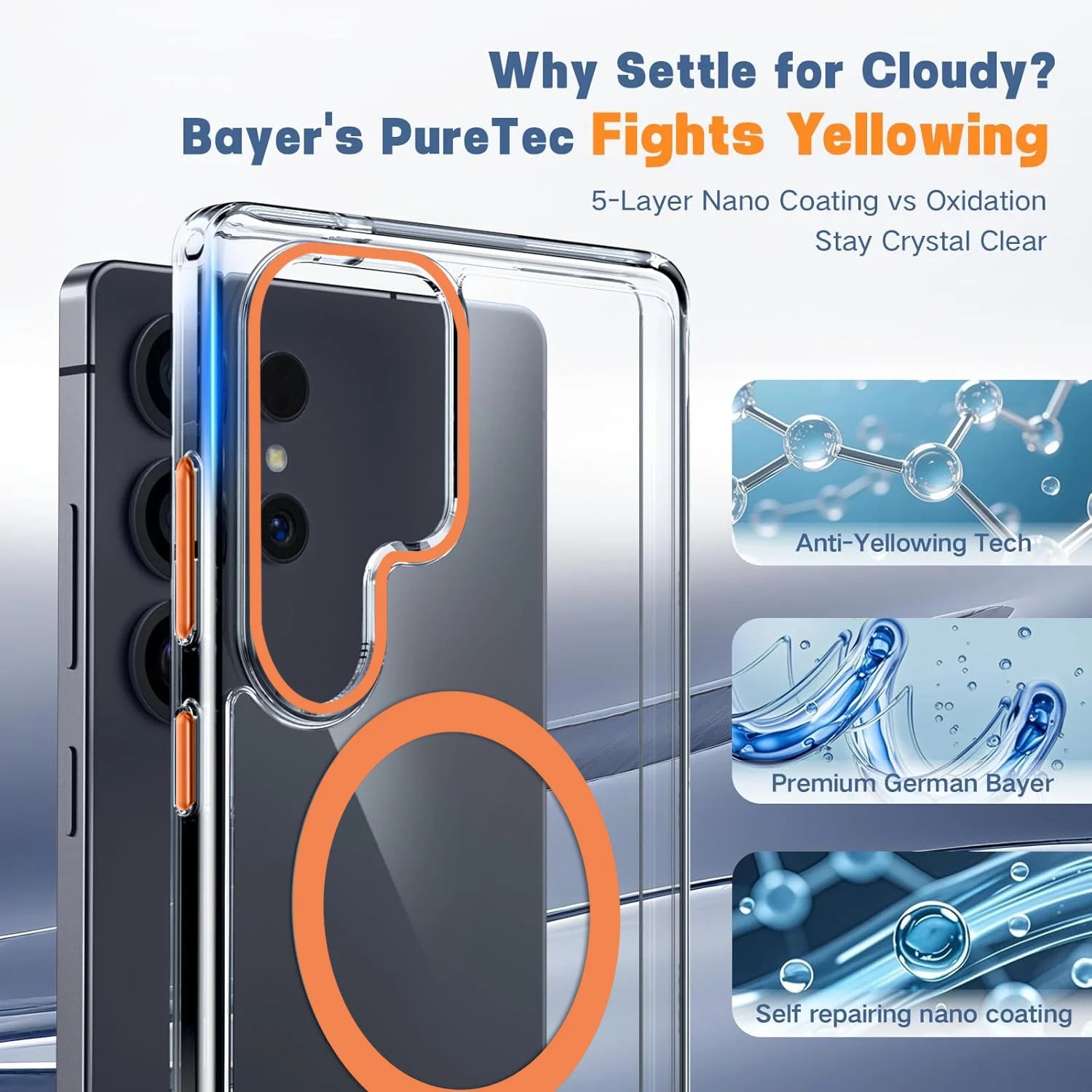Karwan Magnetic Clear Case for samsung s26 ultra - Karwan