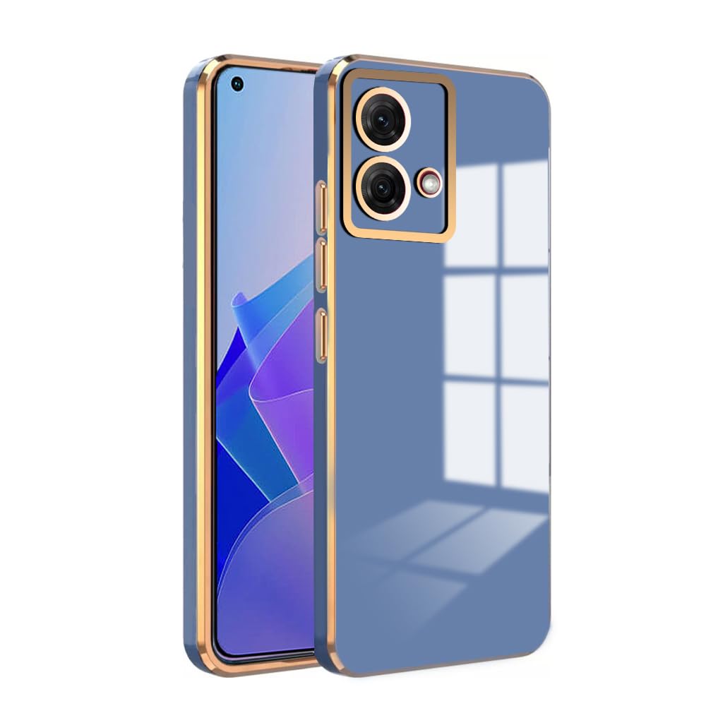 Premium 6D Chrome Back  Case  for Moto G84 |Slim & Stylish Case with Raised Lips & Camera Protection