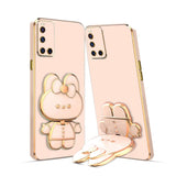 KARWAN®? 3D Cat Back Cases and Covers Compatible for Vivo V19 Kitty Cat Back Cover Case with Stand and Mirror | Camera Protection | Anti-Slip |