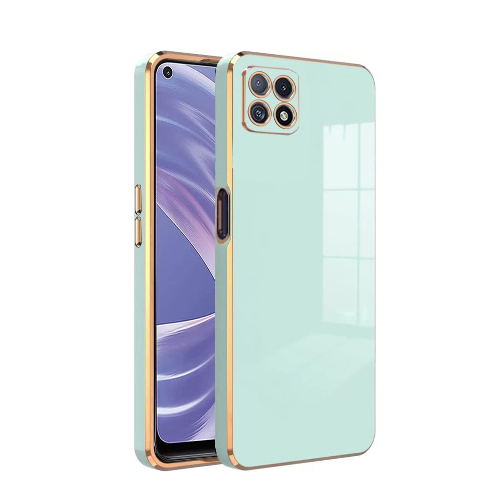 Premium 6D Chrome Back  Case  for Oppo A73 5G |Slim & Stylish Case with Raised Lips & Camera Protection