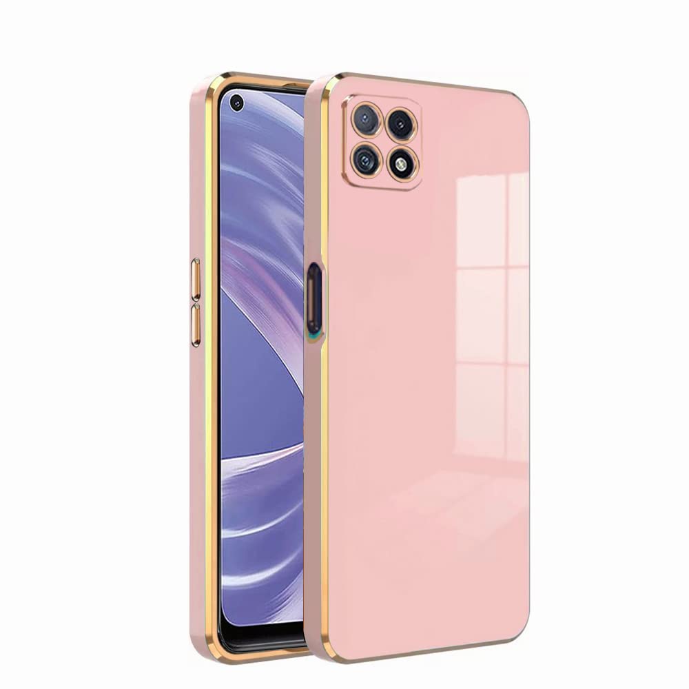 Premium 6D Chrome Back  Case  for Oppo A73 5G |Slim & Stylish Case with Raised Lips & Camera Protection