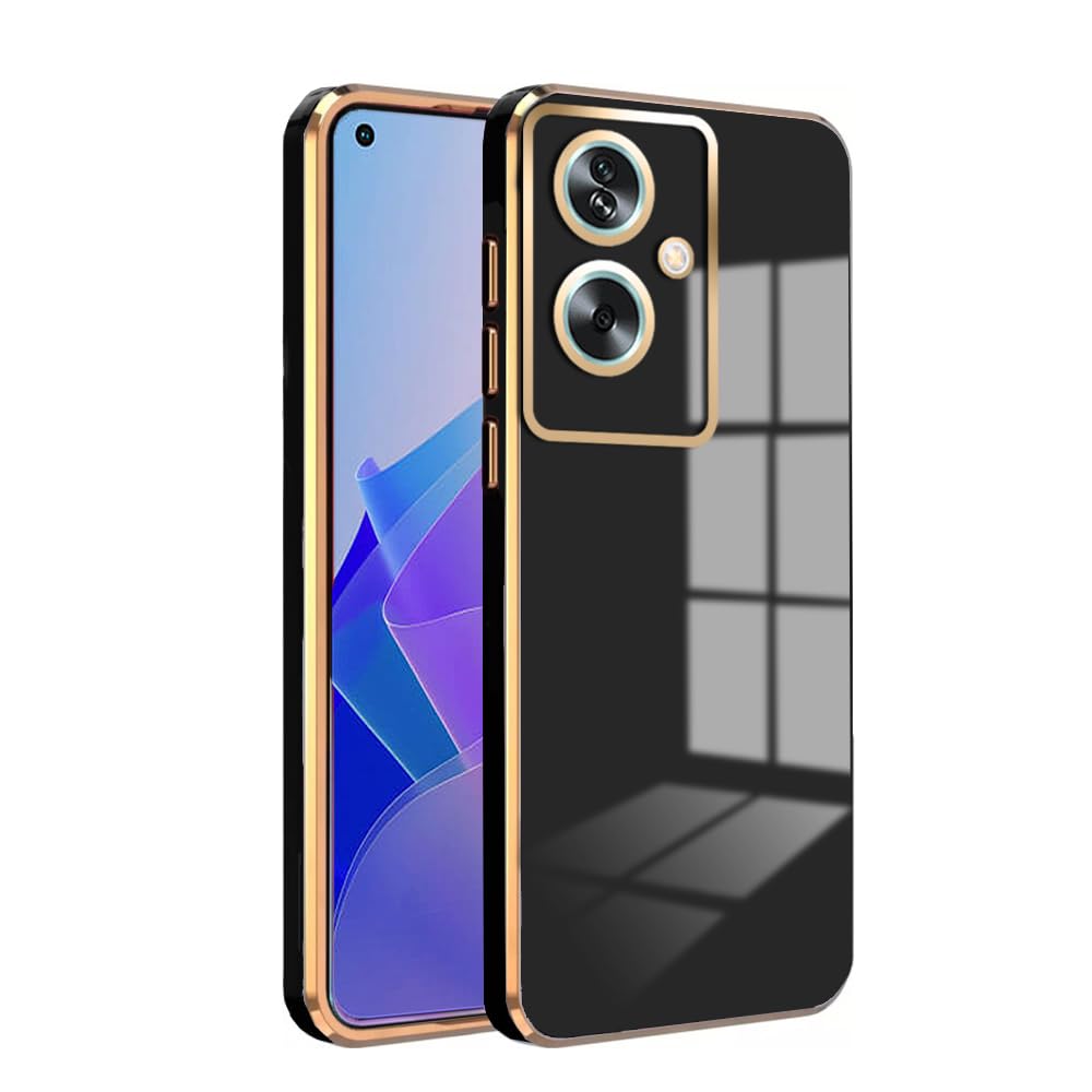 Premium 6D Chrome Back  Case  for Oppo A79 |Slim & Stylish Case with Raised Lips & Camera Protection