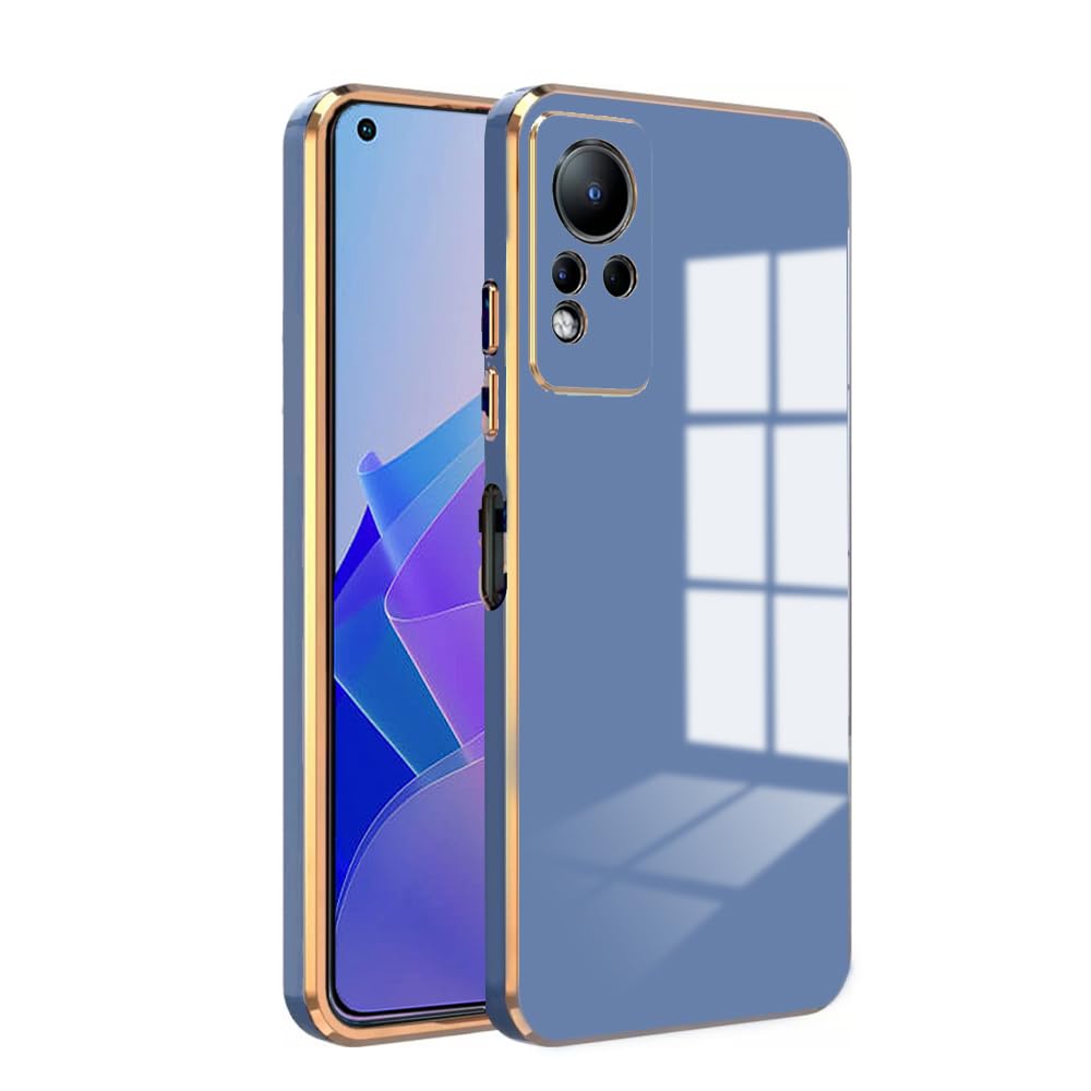 Premium 6D Chrome Back  Case  for Infinix Note 10|Slim & Stylish Case with Raised Lips & Camera Protection