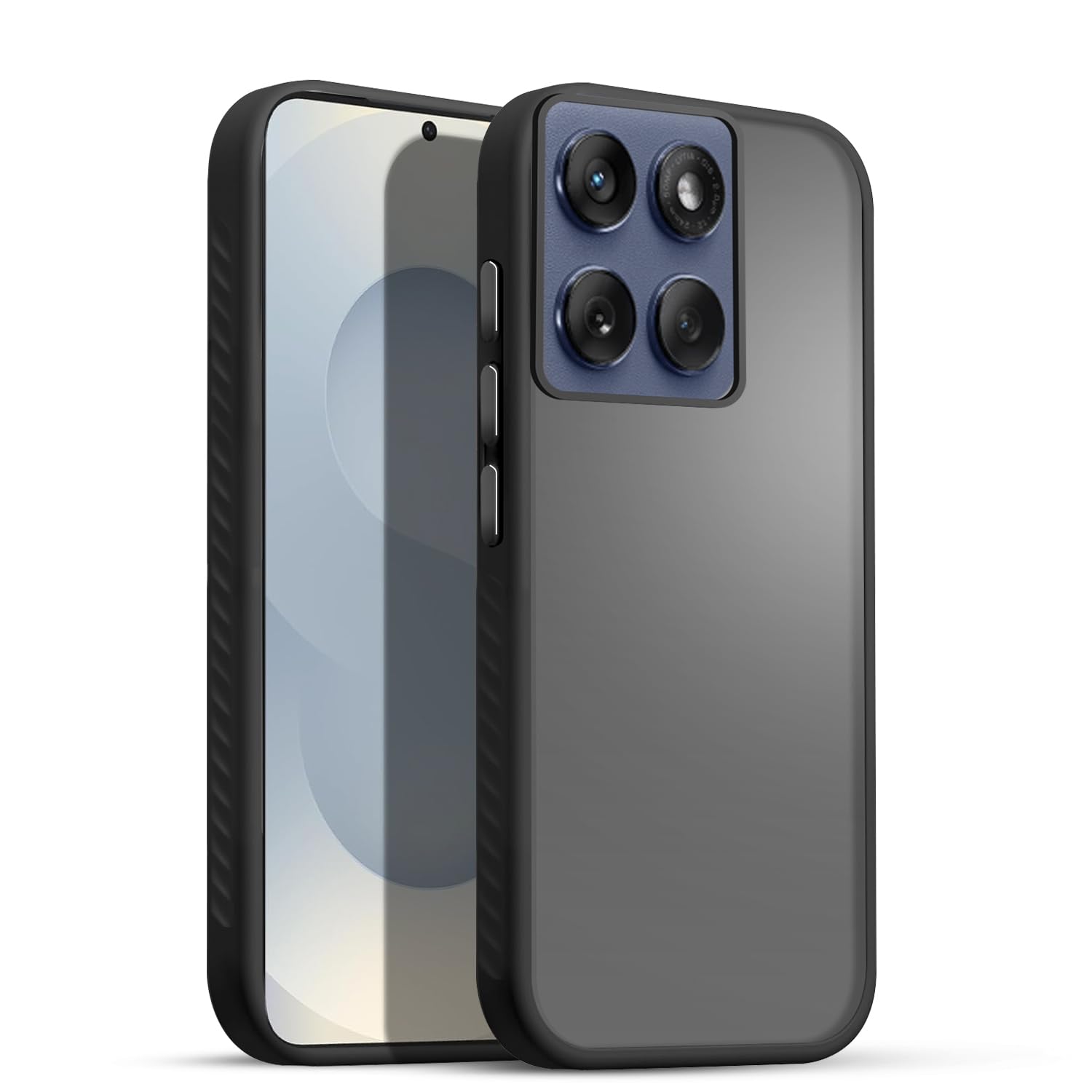 FrostHaze Phantom Mobile Back Case for Moto 60 Fusion