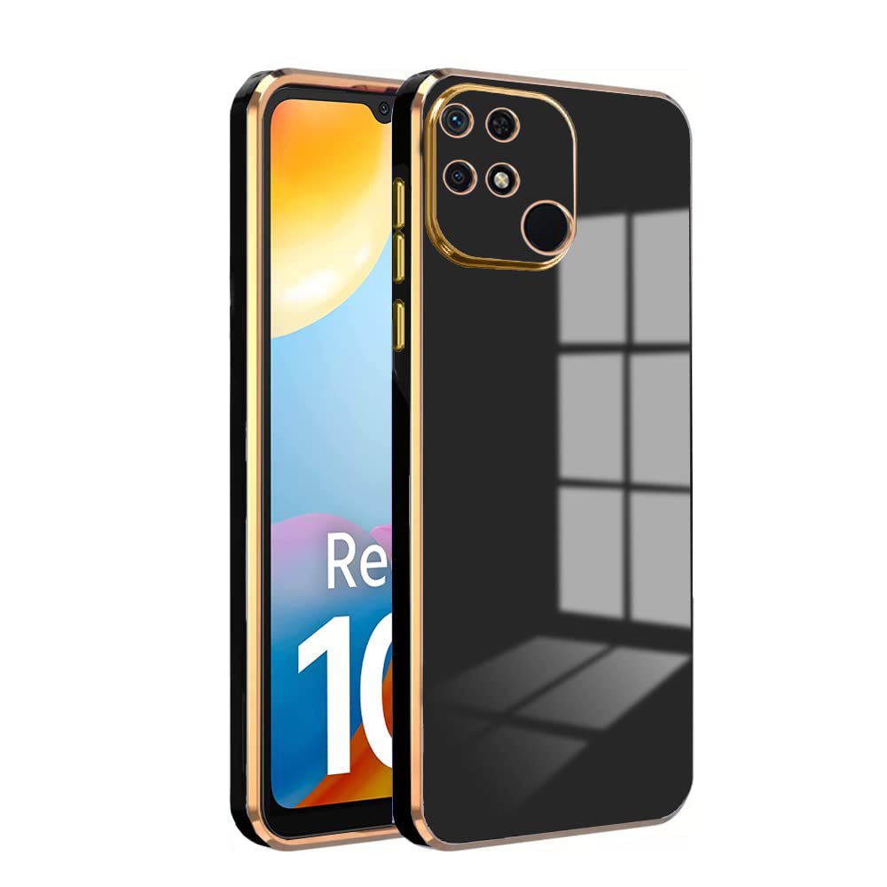 Premium 6D Chrome Back  Case  for Redmi 9 Power |Slim & Stylish Case with Raised Lips & Camera Protection