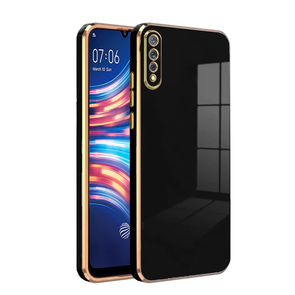 Premium 6D Chrome Back  Case  for Vivo S1 |Slim & Stylish Case with Raised Lips & Camera Protection