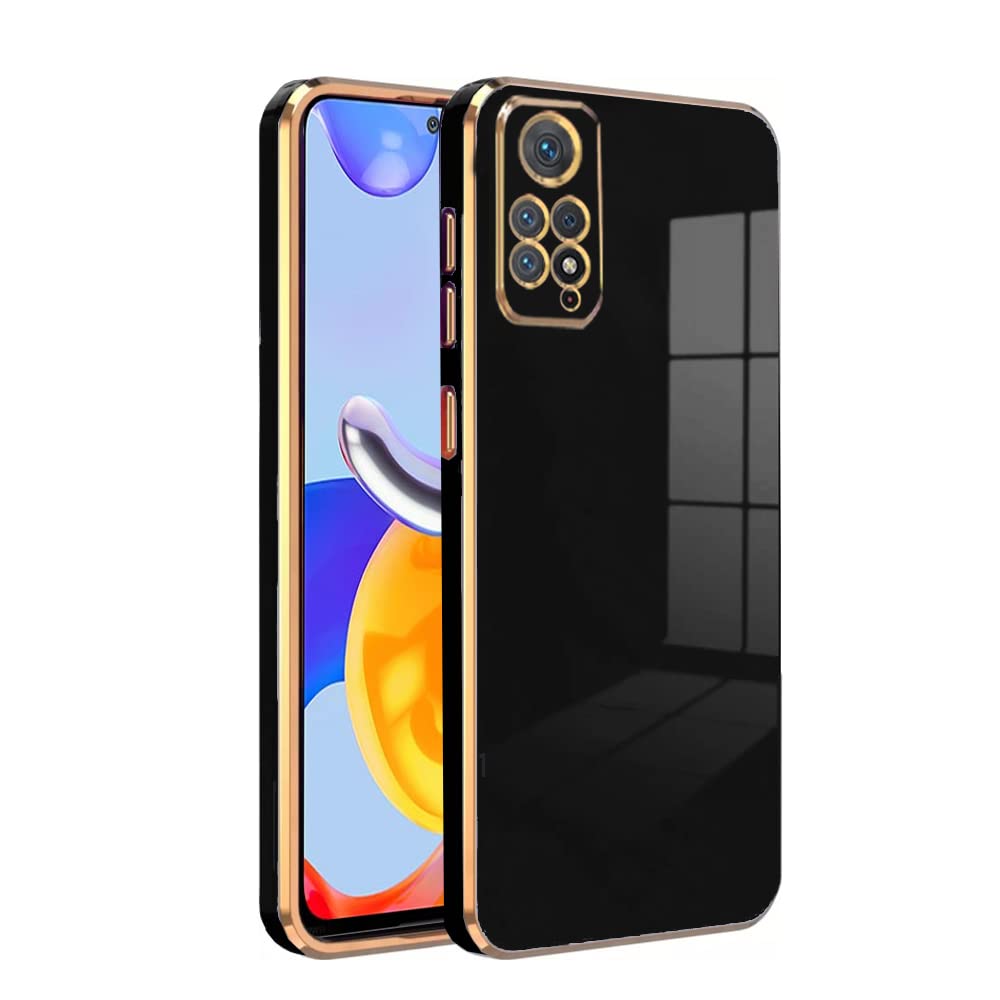 Premium 6D Chrome Back  Case  for Redmi Note 11 Pro |Slim & Stylish Case with Raised Lips & Camera Protection