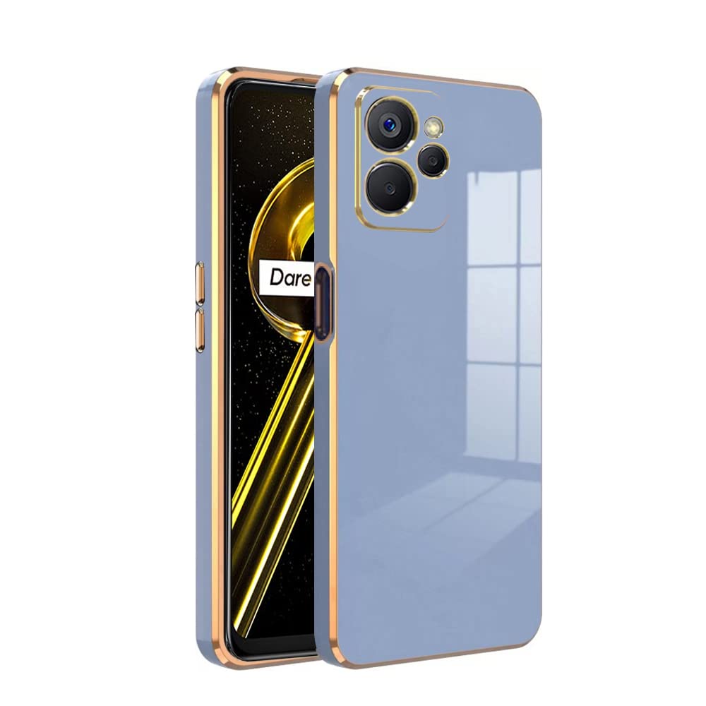 Premium 6D Chrome Back  Case  for Realme 9i 5G |Slim & Stylish Case with Raised Lips & Camera Protection