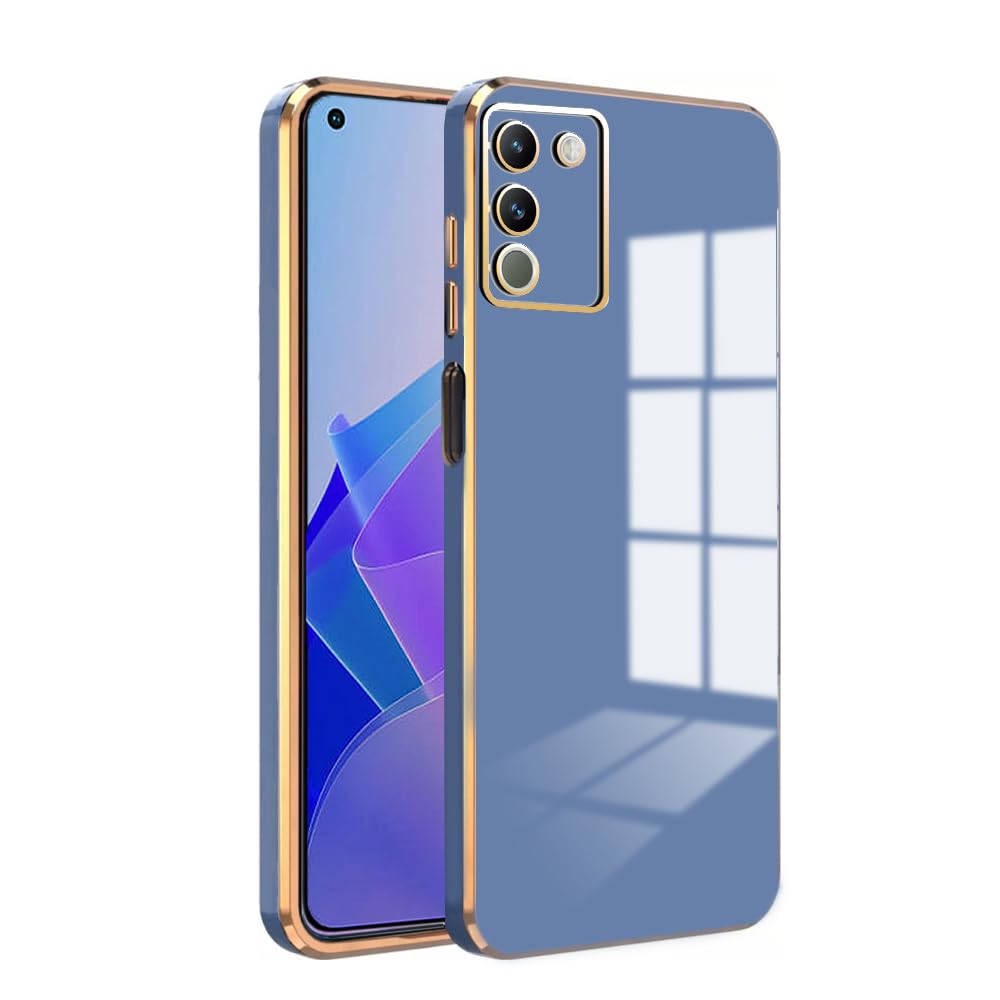 Premium 6D Chrome Back  Case  for Vivo Y200 |Slim & Stylish Case with Raised Lips & Camera Protection