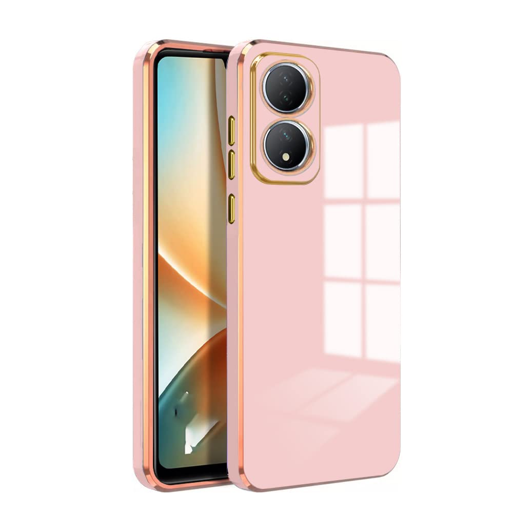 Premium 6D Chrome Back  Case  for Vivo Y100 |Slim & Stylish Case with Raised Lips & Camera Protection