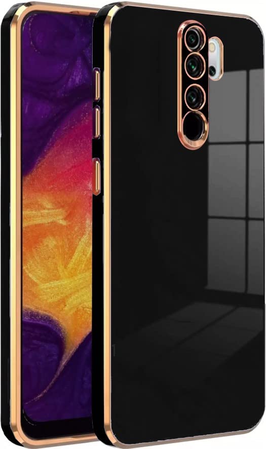 Premium 6D Chrome Back  Case  for Redmi Note 8 Pro |Slim & Stylish Case with Raised Lips & Camera Protection