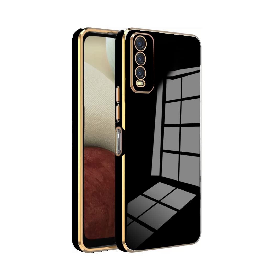 Premium 6D Chrome Back  Case  for Vivo Y20 |Slim & Stylish Case with Raised Lips & Camera Protection