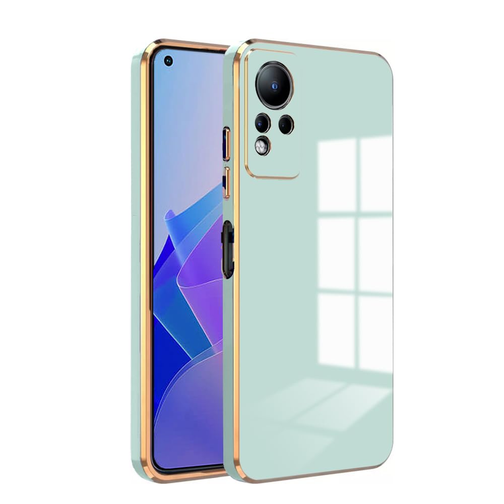 Premium 6D Chrome Back  Case  for Infinix Note 10|Slim & Stylish Case with Raised Lips & Camera Protection