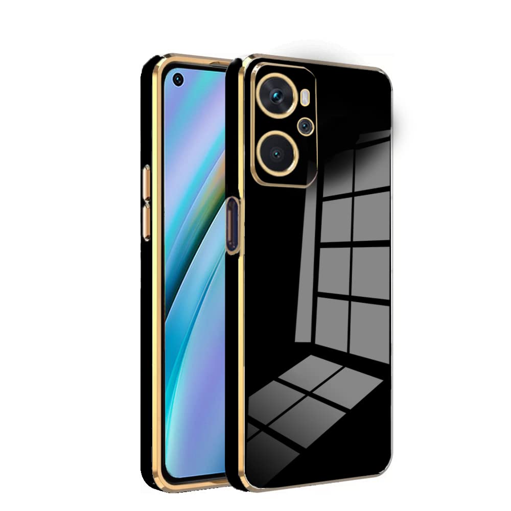 Premium 6D Chrome Back  Case  for Oppo K10 4G |Slim & Stylish Case with Raised Lips & Camera Protection