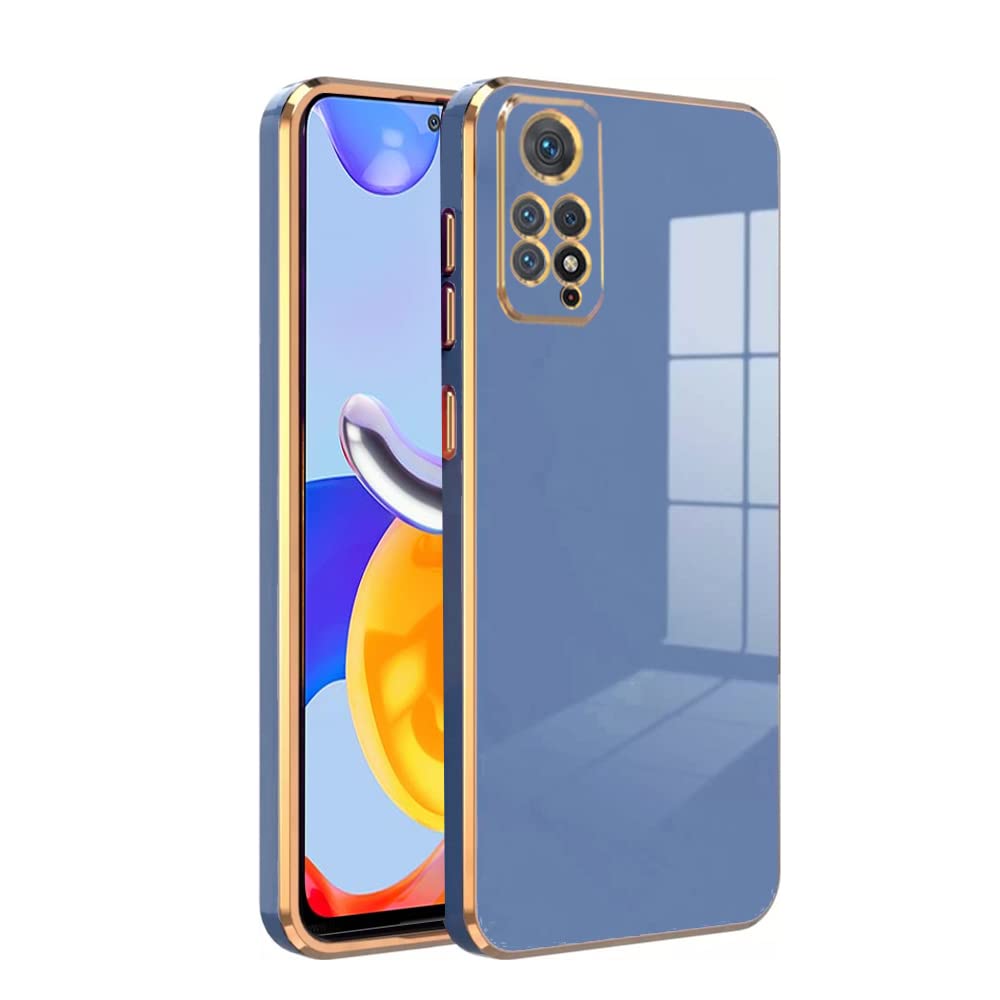 Premium 6D Chrome Back  Case  for Redmi Note 11 Pro |Slim & Stylish Case with Raised Lips & Camera Protection