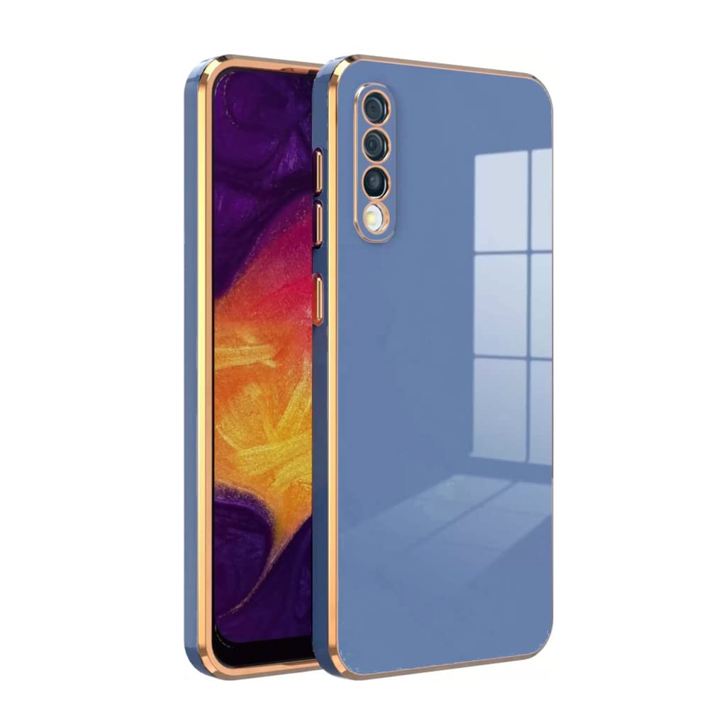 Premium 6D Chrome Back  Case  for Samsung Galaxy A50 |Slim & Stylish Case with Raised Lips & Camera Protection