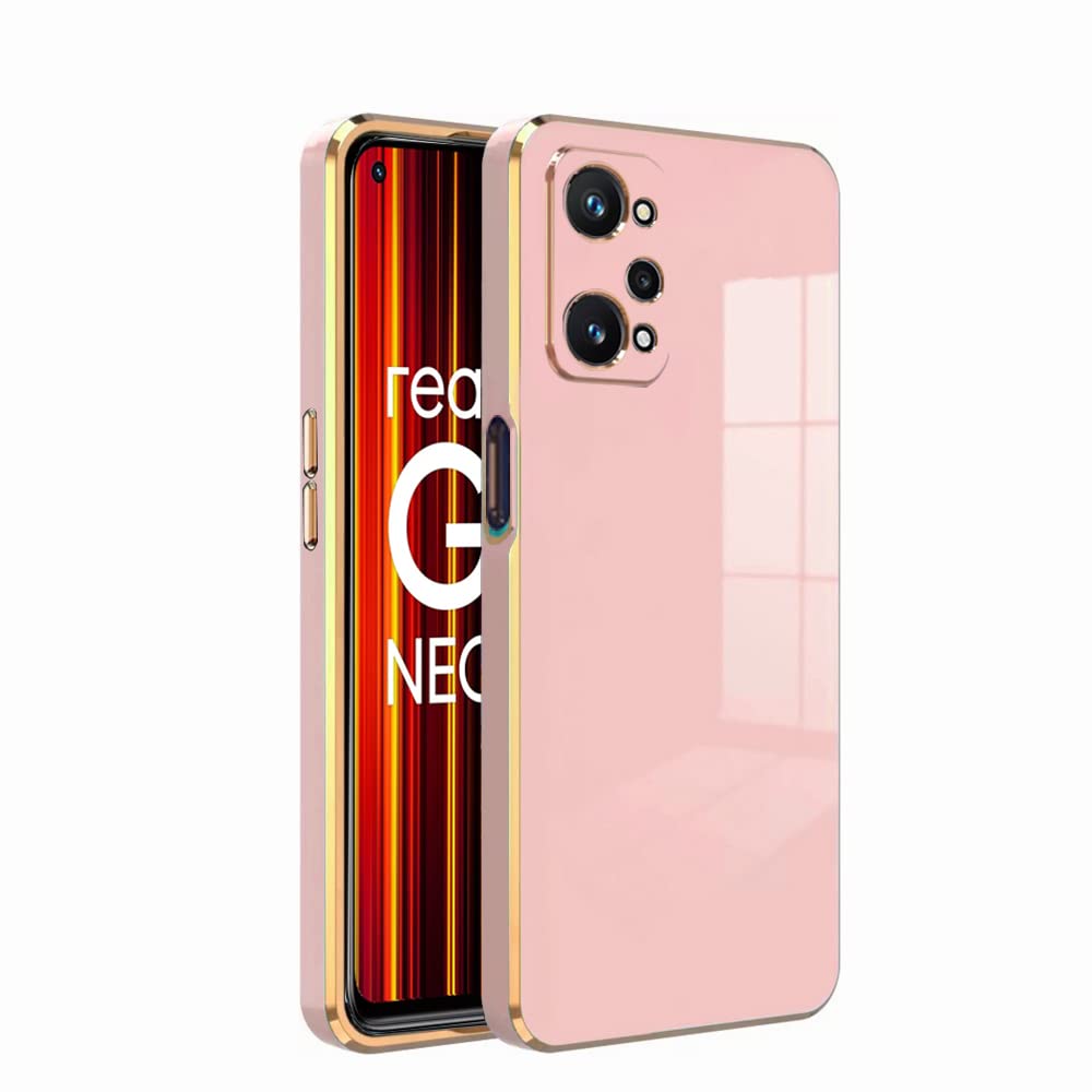 Premium 6D Chrome Back  Case  for Realme GT NEO 3T |Slim & Stylish Case with Raised Lips & Camera Protection